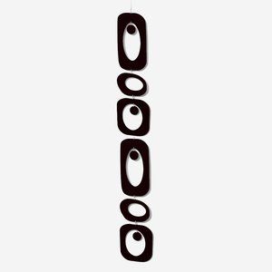 Groovy Beatnik Party Black Hanging Art Mobile